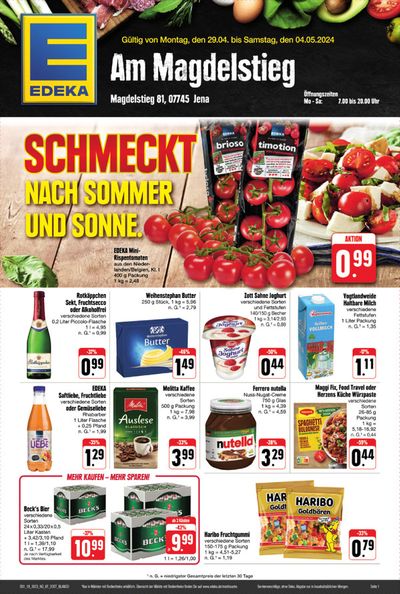 Angebote von Supermärkte in Kahla | Edeka flugblatt in EDEKA | 28.4.2024 - 4.5.2024