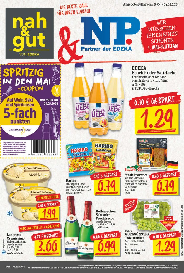 EDEKA Katalog in Rastede | Edeka flugblatt | 28.4.2024 - 4.5.2024
