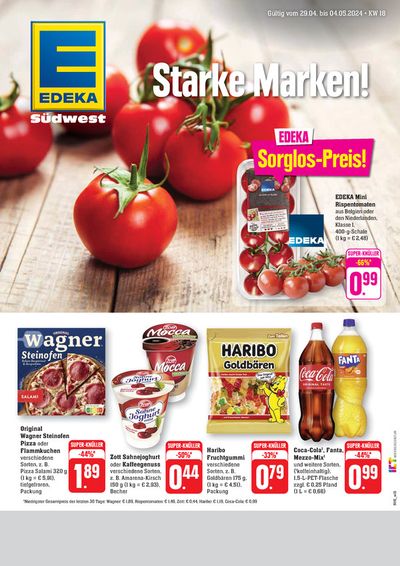 Angebote von Supermärkte in Bad Krozingen | Edeka flugblatt in EDEKA | 28.4.2024 - 4.5.2024