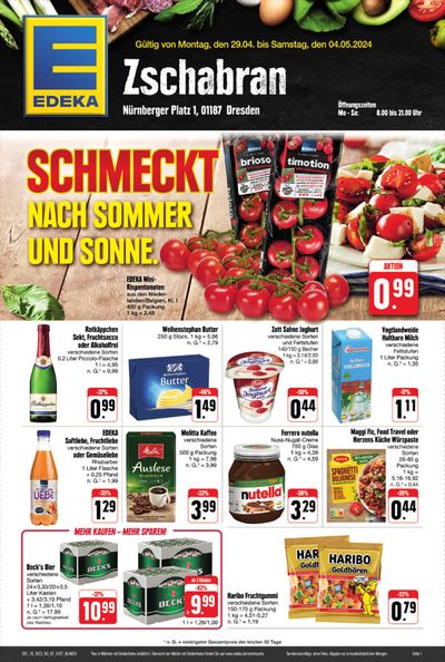 Angebote von Supermärkte in Freital | Edeka flugblatt in EDEKA | 28.4.2024 - 4.5.2024