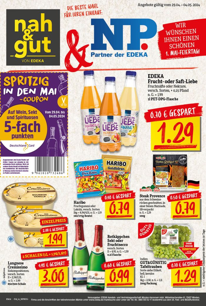 EDEKA Katalog in Osnabrück | Edeka flugblatt | 28.4.2024 - 4.5.2024