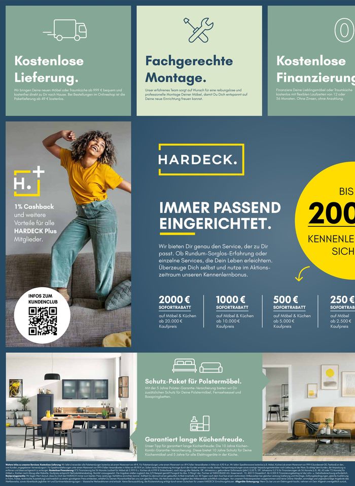 Möbel Hardeck Katalog in Bochum | IMMER PASEND EINGERICHTET | 29.4.2024 - 9.6.2024
