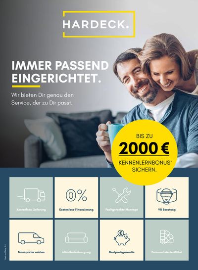 Angebote von Möbelhäuser in Witten | IMMER PASEND EINGERICHTET in Möbel Hardeck | 29.4.2024 - 9.6.2024