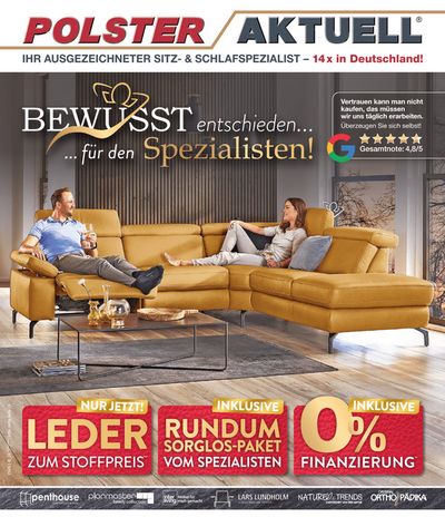 Angebote von Möbelhäuser in Hamminkeln | … FÜR DEN SPEZIALISTEN in Polster Aktuell | 29.4.2024 - 13.5.2024