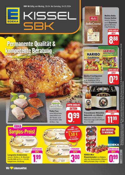 Angebote von Supermärkte in Kandel | Edeka flugblatt in EDEKA | 28.4.2024 - 4.5.2024