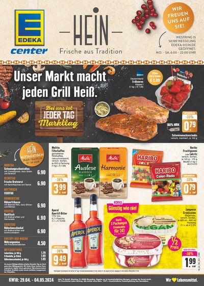 Angebote von Supermärkte in Weilerswist | Edeka flugblatt in EDEKA | 28.4.2024 - 4.5.2024