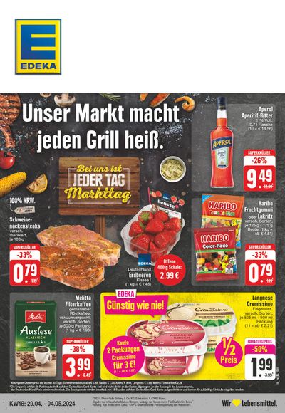 Angebote von Supermärkte in Bad Lippspringe | Edeka flugblatt in EDEKA | 28.4.2024 - 4.5.2024