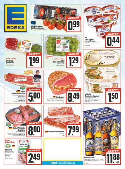 Angebote von Supermärkte in Schlitz | Edeka flugblatt in EDEKA | 28.4.2024 - 4.5.2024