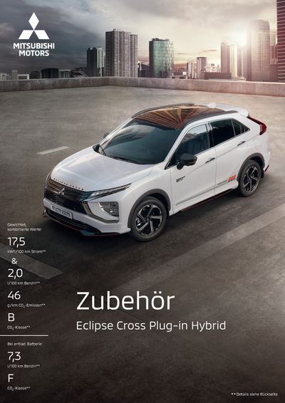 Angebote von Auto, Motorrad und Werkstatt in Frankfurt am Main | Eclipse Cross Plug-in Hybrid in Mitsubishi | 30.4.2024 - 30.4.2025