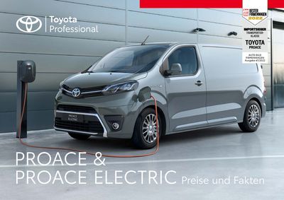 Toyota Katalog in Siegen | Toyota Proace/Proace Electric | 1.5.2024 - 1.5.2025