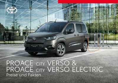Toyota Katalog in Köln | Toyota Proace City Verso / Proace City Verso Electric | 1.5.2024 - 1.5.2025