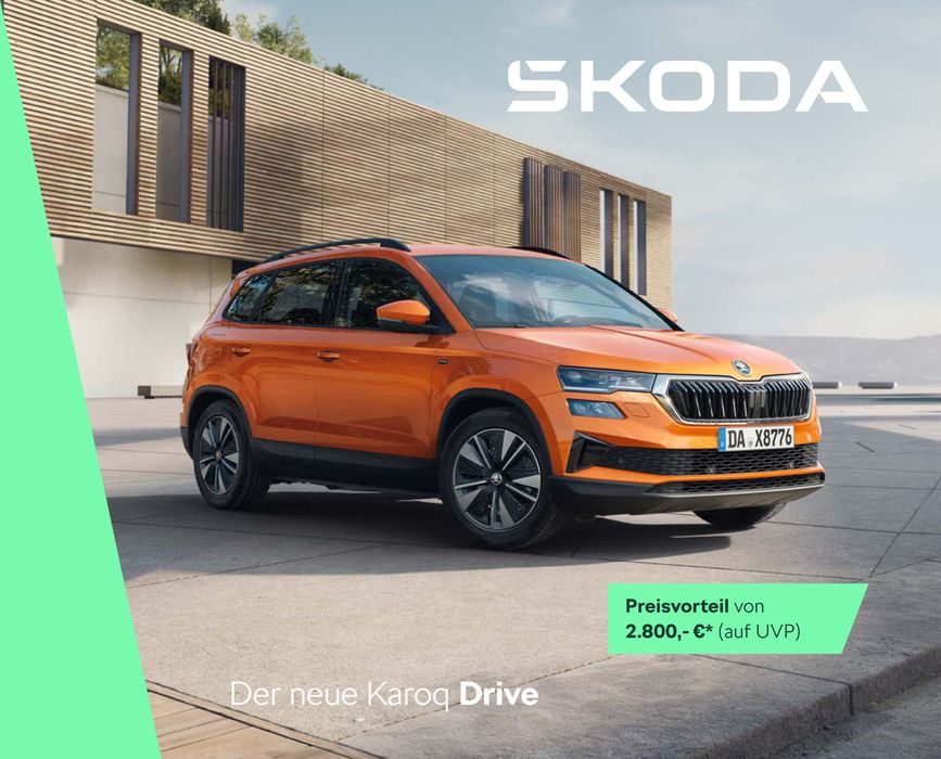 Škoda Katalog in Essen | Škoda Karoq Drive Broschüre | 1.5.2024 - 15.5.2024