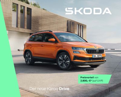 Angebote von Auto, Motorrad und Werkstatt in Düsseldorf | Škoda Karoq Drive Broschüre in Škoda | 1.5.2024 - 15.5.2024