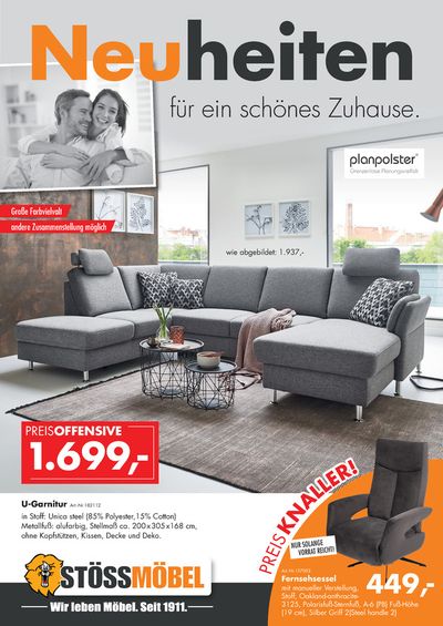 Angebote von Möbelhäuser in Steinheim | UNSERE AKTIONEN in Stöss Möbel | 2.5.2024 - 31.5.2024