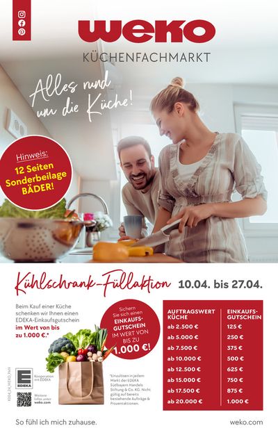 Angebote von Möbelhäuser in Eggenfelden | Alles rund um die Küche! in Weko Möbel | 2.5.2024 - 8.5.2024