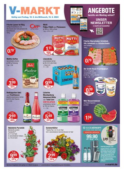 Angebote von Supermärkte in Schongau | V Markt flugblatt in V Markt | 10.5.2024 - 15.5.2024