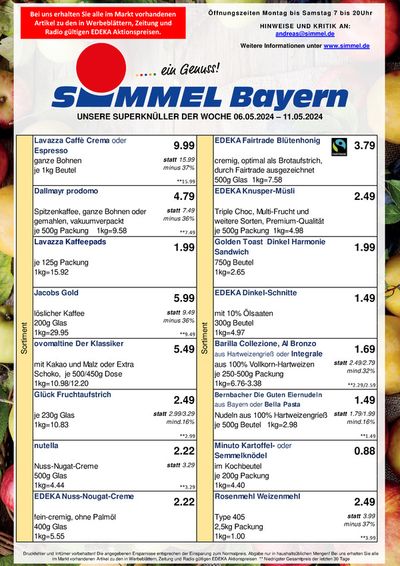 Simmel Katalog in Chemnitz | Simmel flugblatt | 6.5.2024 - 11.5.2024