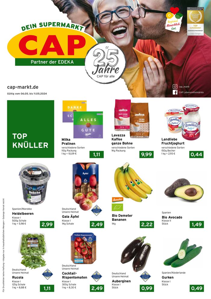 CAP Markt Katalog in Herrenberg | CAP Markt Angebot | 3.5.2024 - 17.5.2024