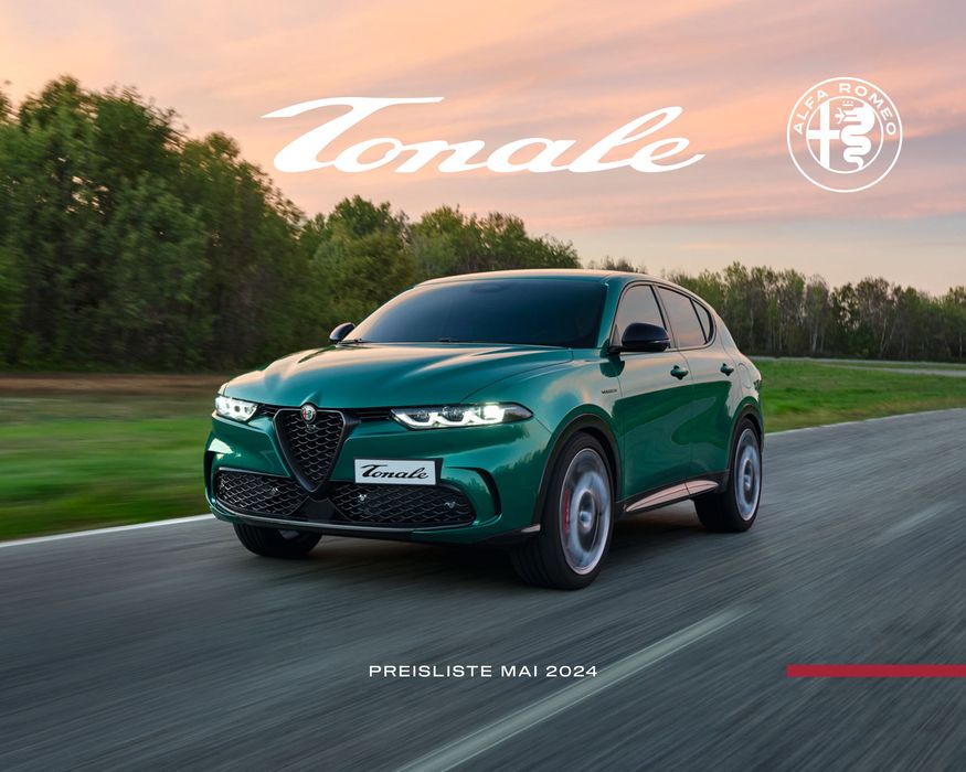 Alfa Romeo Katalog in Jena | Alfa Romeo Tonale | 4.5.2024 - 4.5.2025