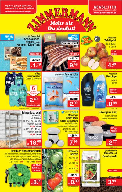 Angebote von Kaufhäuser in Jesteburg | Mehr als Du denkst! in Zimmermann | 5.5.2024 - 11.5.2024