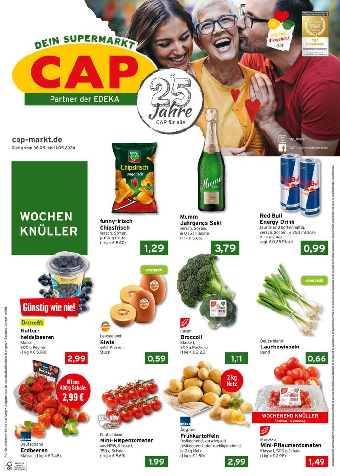 CAP Markt Katalog in Düsseldorf | CAP Markt Angebot | 6.5.2024 - 11.5.2024