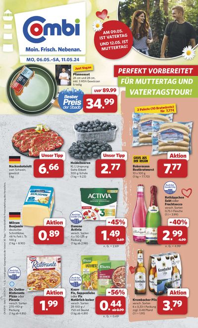 Angebote von Supermärkte in Lügde der Osterräder | Markt - Angebote in Combi Markt | 5.5.2024 - 11.5.2024