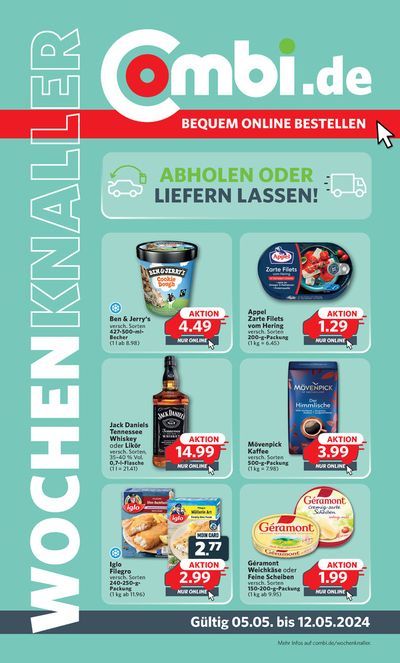 Angebote von Supermärkte in Sassenberg | NUR AUF COMBI.DE in Combi Markt | 4.5.2024 - 12.5.2024