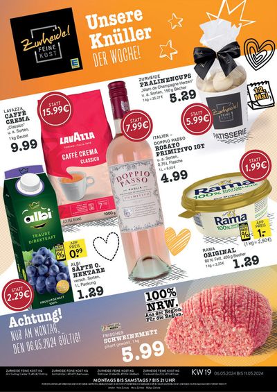 Angebote von Supermärkte in Essen | Wochenangebote EDEKA Bottrop in Edeka Zurheide | 5.5.2024 - 19.5.2024