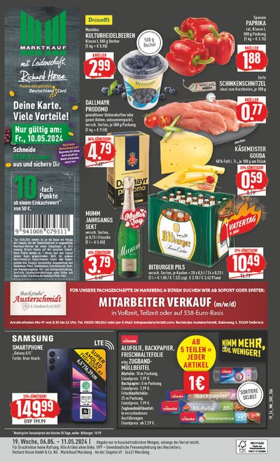 Marktkauf Katalog in Volkmarsen | Aktueller Prospekt | 5.5.2024 - 19.5.2024