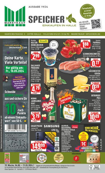 Marktkauf Katalog in Dissen am Teutoburger Wald | Aktueller Prospekt | 5.5.2024 - 19.5.2024