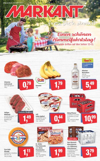 Angebote von Supermärkte in Altenholz | Markant flugblatt in Markant | 5.5.2024 - 19.5.2024