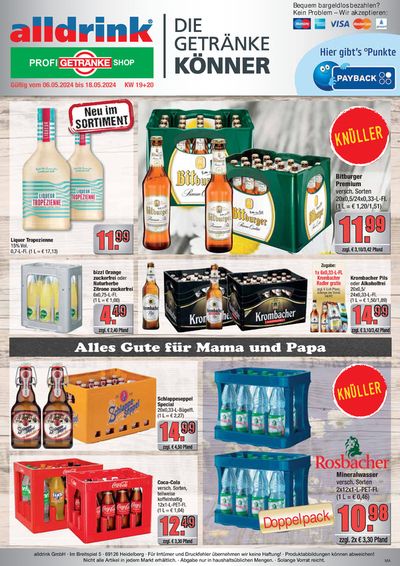 alldrink Katalog in Saulheim | alldrink flugblatt | 5.5.2024 - 18.5.2024