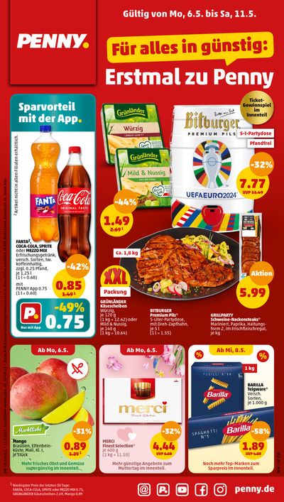 Angebote von Discounter in Rees | Prospekt Penny in Penny | 6.5.2024 - 11.5.2024