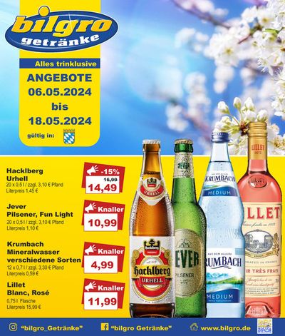 Angebote von Supermärkte in Freilassing | Bilgro flugblatt in Bilgro | 6.5.2024 - 18.5.2024