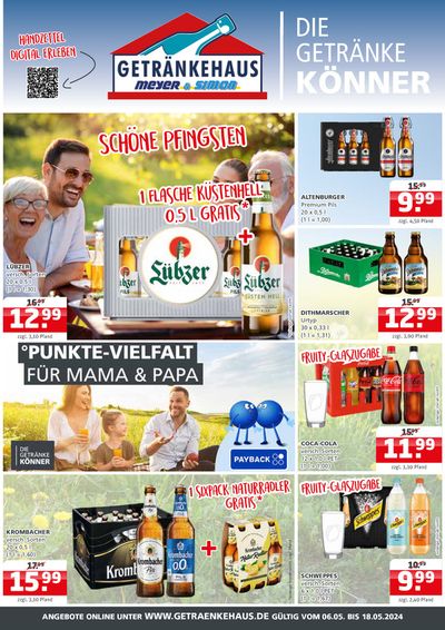 Angebote von Supermärkte in Rödinghausen | Getränkehaus flugblatt in Getränkehaus | 6.5.2024 - 11.5.2024