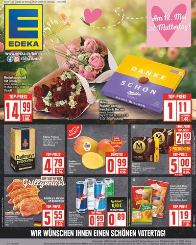Angebote von Supermärkte in Berlin | Edeka flugblatt in EDEKA | 5.5.2024 - 11.5.2024