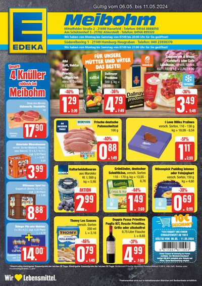 Angebote von Supermärkte in Altenholz | Edeka flugblatt in EDEKA | 5.5.2024 - 11.5.2024