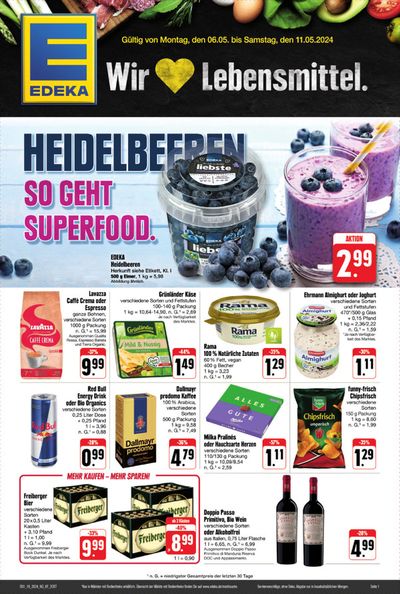 Angebote von Supermärkte in Dresden | Edeka flugblatt in EDEKA | 5.5.2024 - 11.5.2024