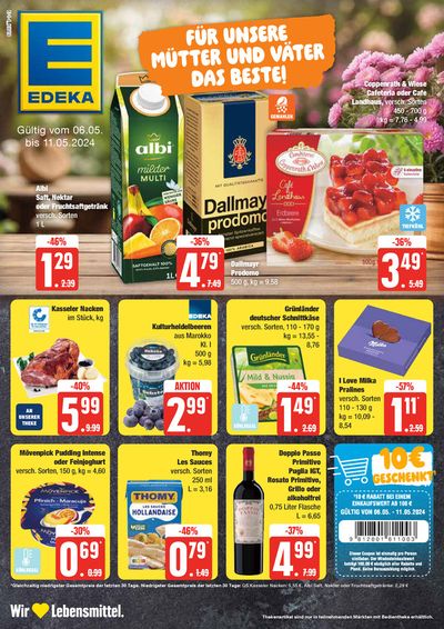 Angebote von Supermärkte in Bentwisch | Edeka flugblatt in EDEKA | 5.5.2024 - 11.5.2024