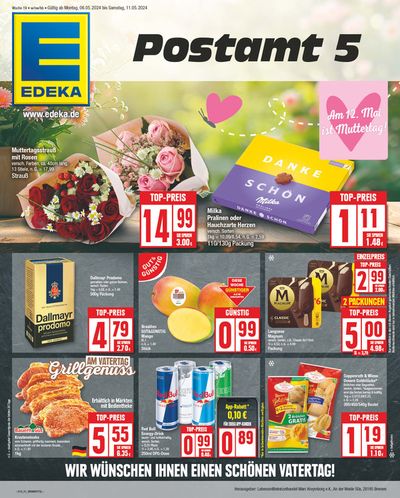 Angebote von Supermärkte in Bremen | Edeka flugblatt in EDEKA | 5.5.2024 - 11.5.2024