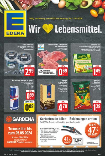 EDEKA Katalog in Bürgel | Edeka flugblatt | 5.5.2024 - 11.5.2024