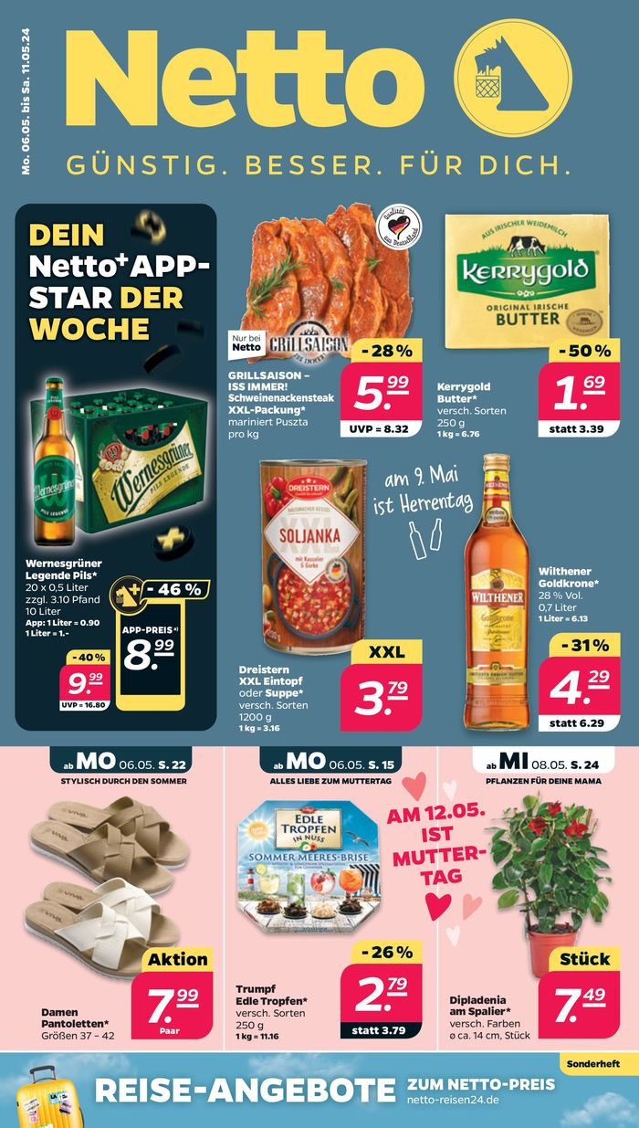 Netto Katalog in Velten | Netto flugblatt | 5.5.2024 - 11.5.2024