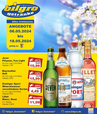 Angebote von Supermärkte in Oberderdingen | Bilgro flugblatt in Bilgro | 5.5.2024 - 18.5.2024