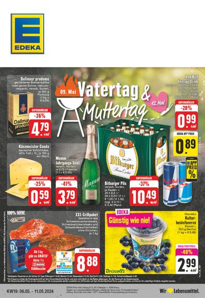 Angebote von Supermärkte in Halver | Edeka flugblatt in EDEKA | 5.5.2024 - 11.5.2024