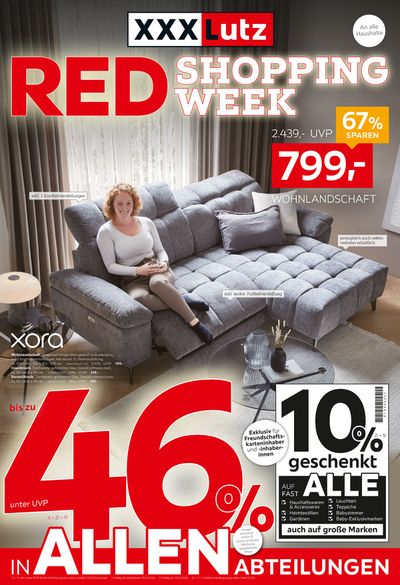 Angebote von Möbelhäuser in Wassertrüdingen | Red Shopping Week 46% in XXXLutz | 7.5.2024 - 19.5.2024