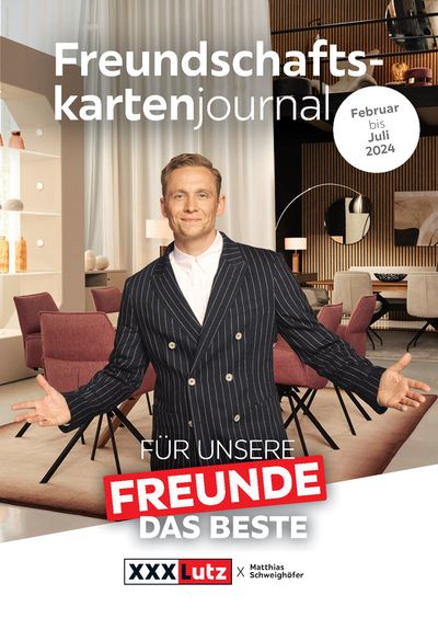 XXXLutz Katalog in Karlsruhe | Freundschaftskartenjournal | 7.5.2024 - 31.7.2024
