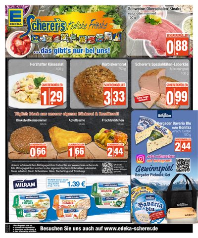 Angebote von Supermärkte in Bad Endorf | Edeka Scherer Angebote in Edeka Scherer | 9.5.2024 - 23.5.2024