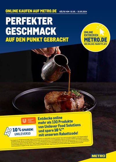 Angebote von Supermärkte in Ladenburg | UNILEVER FOOD SOLUTION in Metro | 9.5.2024 - 23.5.2024