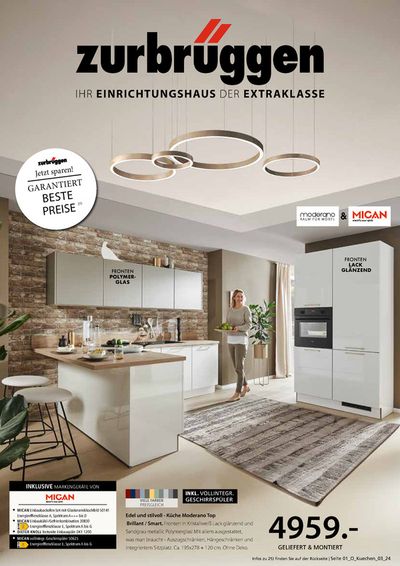 Angebote von Möbelhäuser in Unna | Zurbrüggen flugblatt in Zurbrüggen | 11.5.2024 - 30.6.2024