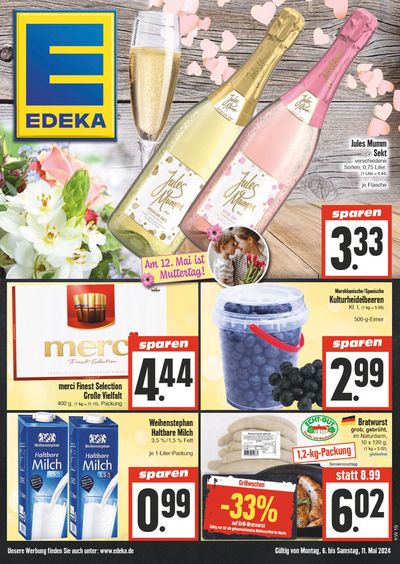 Angebote von Supermärkte in Weilmünster (Marktflecken) | Edeka flugblatt in EDEKA | 5.5.2024 - 11.5.2024